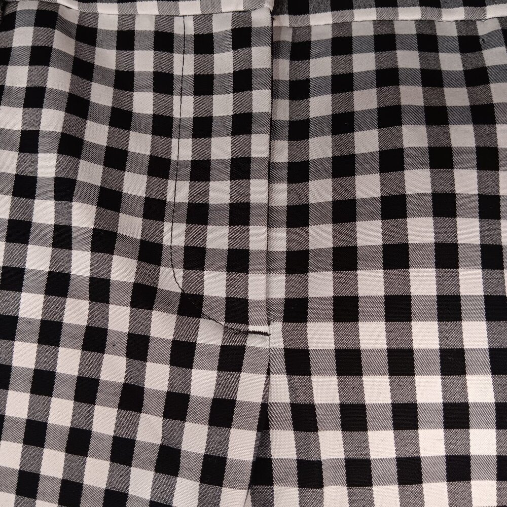 Talbots Pre-Owned Black and Ivory Hampshire Ankle Pants Size 4 Petite - Picture 7 of 13